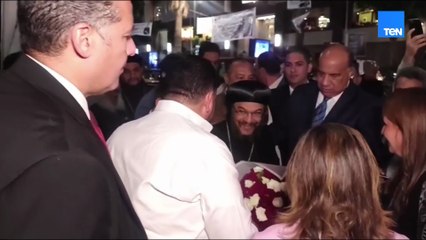 نيافة الأنبا بافلي أسقف قطاع المنتزه بالإسكندرية يدلي بصوته في انتخابات مجلس النواب