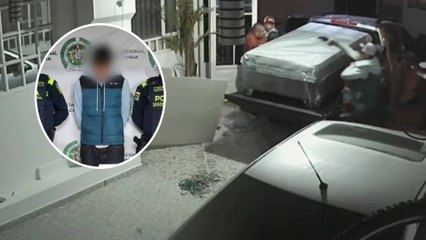 VIDEO | Cámaras grabaron angustiosos momentos durante robo de camioneta en Bogotá