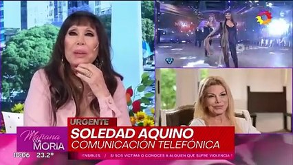 Soledad Aquino habló sobre Marcelo Tinelli y su duro presente