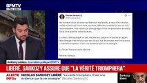 Après sa libération, Nicolas Sarkozy assure sur X, que 