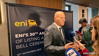 Eni, celebra 30 anni di quotazione al New York Stock Exchange