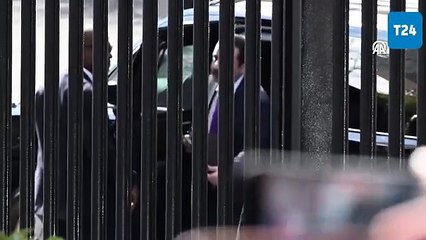 Tarihte ilk; Suriye Geçici Cumhurbaşkanı Şara, Beyaz Saray'da: İşte ilk görüntüler...