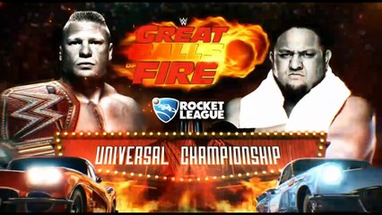 Raw- Jun 12, 2017 Brock Lesnar vs. Samoa Joy بروك ليسنر ضد ساموا جوي