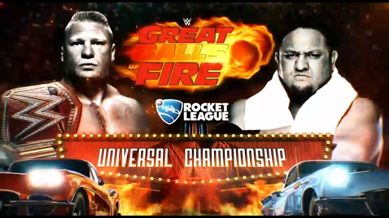 Raw- Jun 12, 2017 Brock Lesnar vs. Samoa Joy بر...
