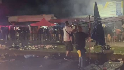 Investigan confuso altercado entre asistentes y antimotines tras desfile en Sabanitas