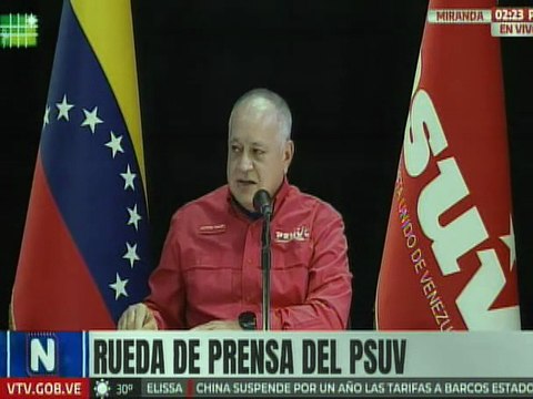 Sec. Gral. PSUV Cabello describió las secretarías adaptadas a los nuevos tiempos en el PSUV