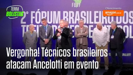 Treinadores brasileiros x Ancelotti: dor de cotovelo?