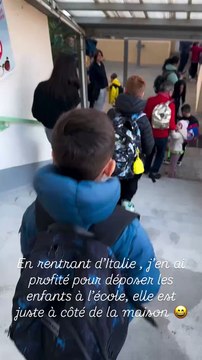 Olivier Esposito (Familles nombreuses) obligé de retrouver ses enfants sur le temps de garde de Tiffanie.