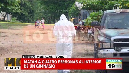 Realizan levantamiento de cuerpos de cuatro personas fallecidas en un gimnasio