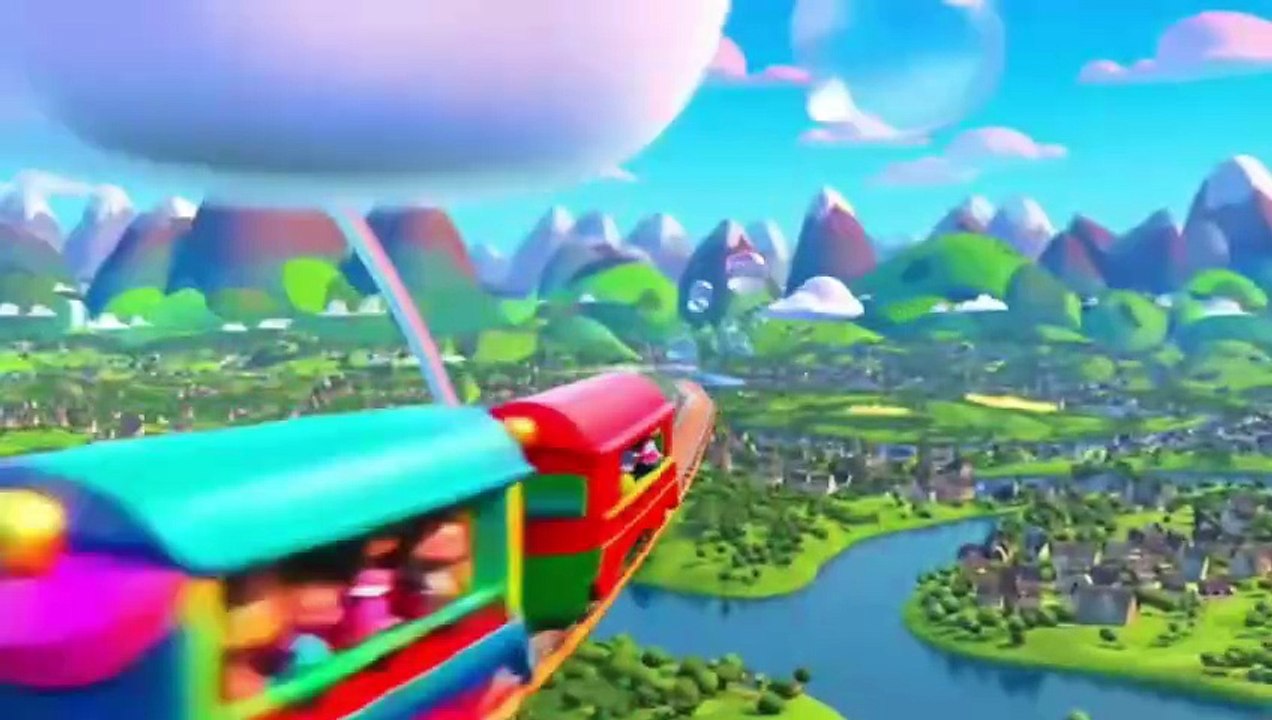 Choo choo train up so high