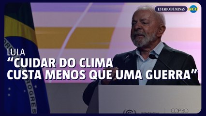 Lula destaca enfrentar o aquecimento global custa menos que conflitos armados