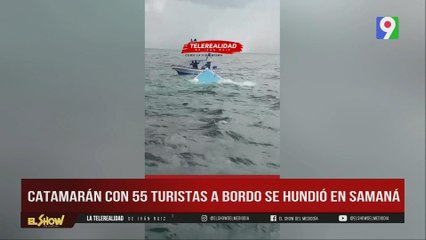 Catamarán con 55 turistas a bordo se hundió en Samaná | ESM