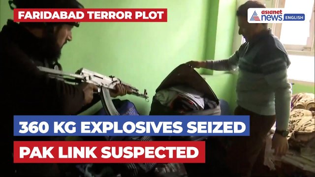 Pakistan Link Suspected in Faridabad Terror Plot | 360 Kg Explosives Seized by J&K Police