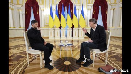 Zelensky, l'intervista al Guardian interrotta dal blackout