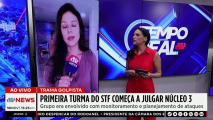 Primeira Turma do STF vai começar a julgar núcleo 3 da tentativa de golpe | TEMPO REAL