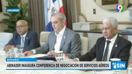 Abinader inaugura conferencia de servicios aéreos | Primera Emisión SIN
