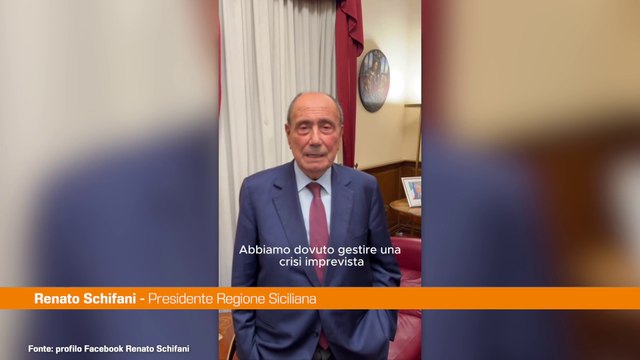 Schifani Crisi imprevista, ma andiamo avanti con ferma determinazione