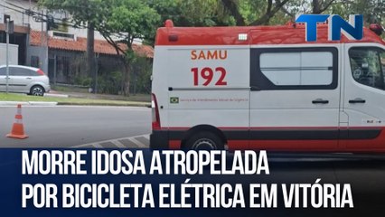 Morre idosa atropelada por bicicleta elétrica em Vitória