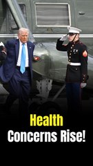 Trump's Death Grip: President's Air Force One Stair Scare Sparks Major Health Concerns After Mysterious Medical Test