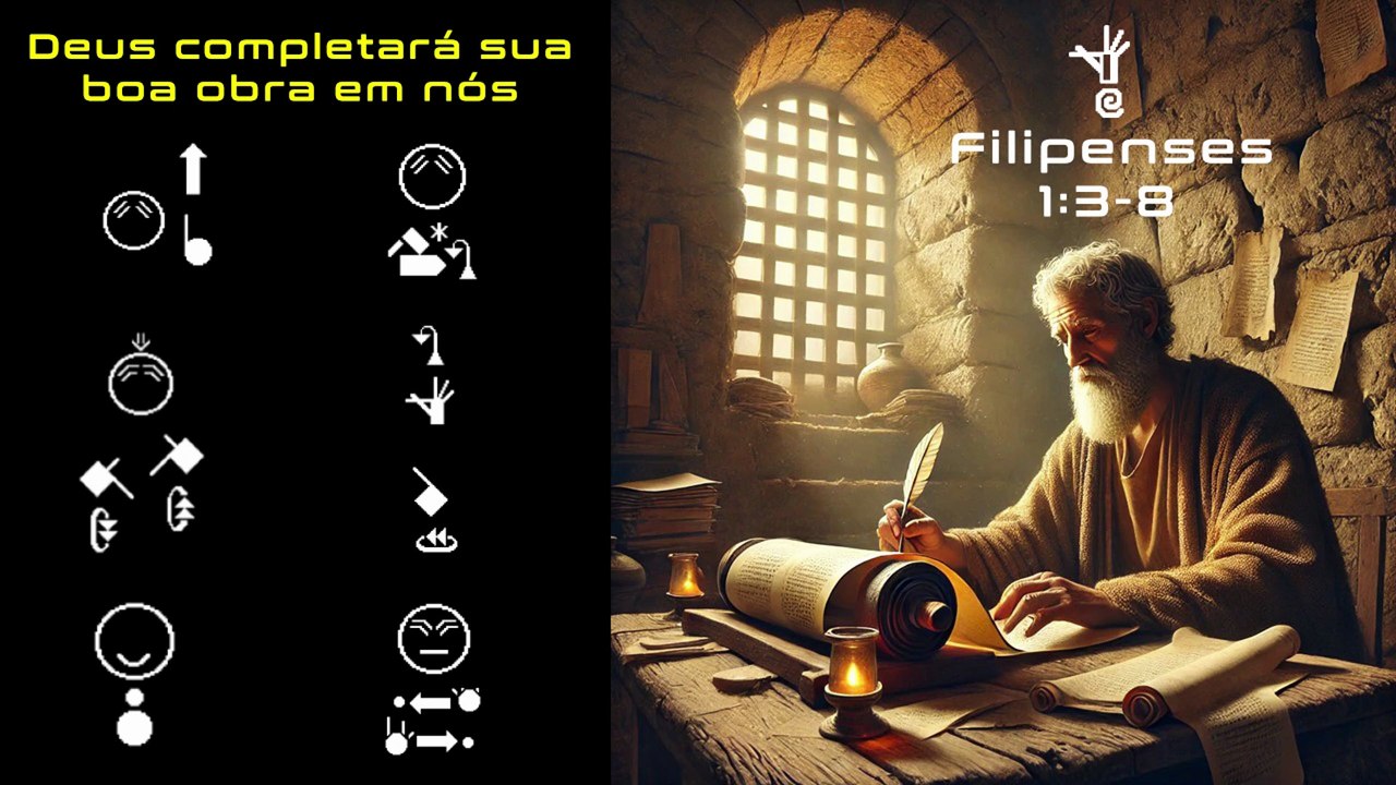 Deus completará sua obra em nós. Filipenses 1.3-8
