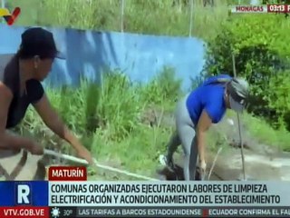 Comunas organizadas ejecutaron labores de acondicionamiento del Mercal de Maturín