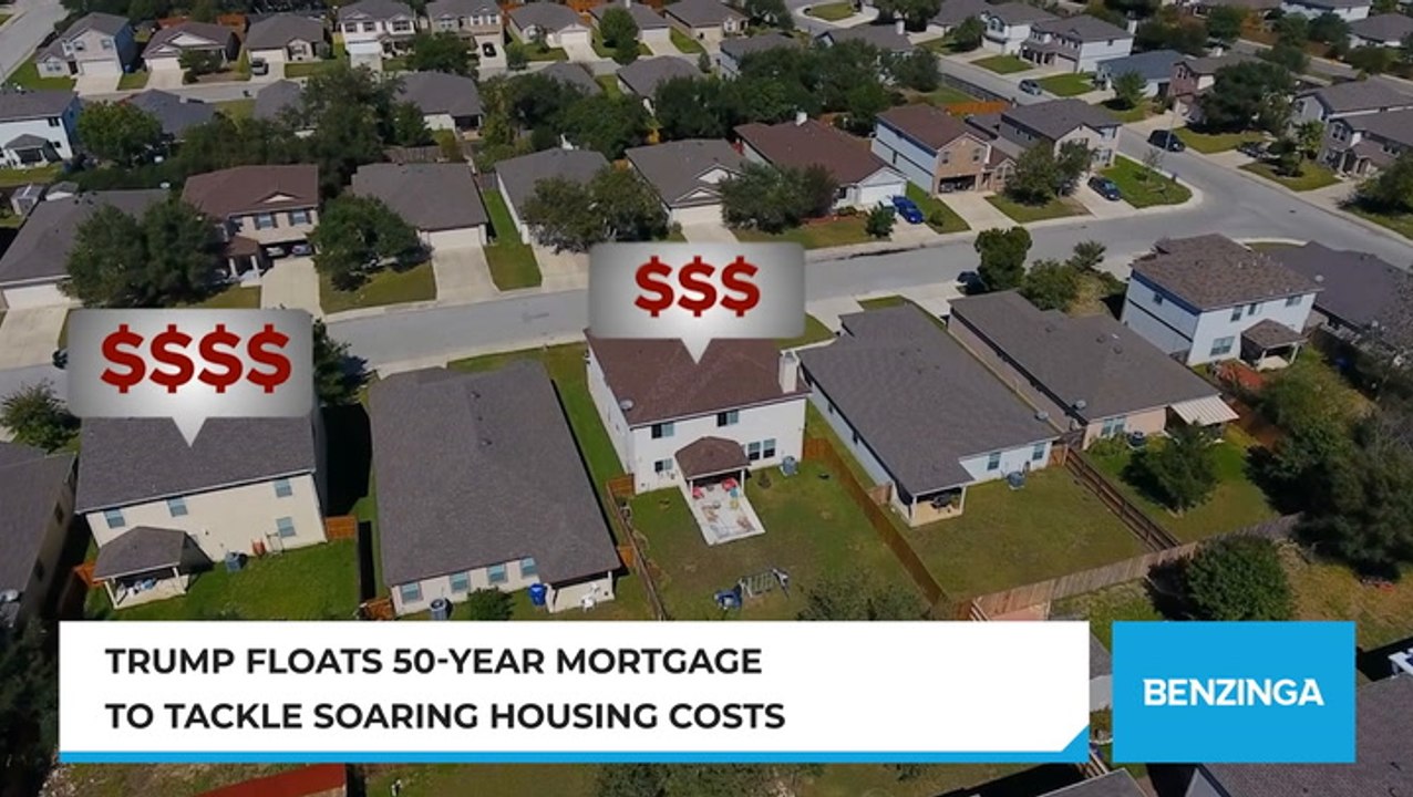 Trump Floats 50-Year Mortgage To Tackle Soaring Housing Costs