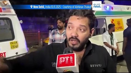 At least eight killed after car explodes near Red Fort tourist site in New Delhi, police say