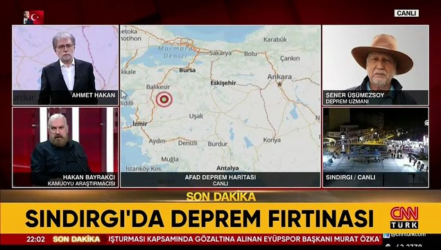 Sındırgı’daki deprem fırtınası ne anlatıyor? Deprem kahini Prof. Üşümezsoy CNN TÜRK’te yanıtladı