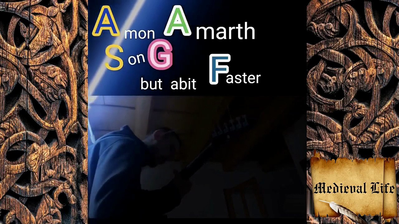 Amon Amarth War of The  Gods Guitar Cover + TAB  II-II Harley Benton, Joyo Zombie 2 #amonamarthcover (1)