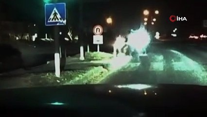 Mersin’de 10 kişinin yaralandığı kaza anı kamerada