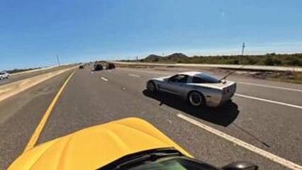 Sports Car Erupts in Flames Right After Speeding Off