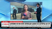 Megaoperação no RJ: STF determina que governo estadual envie laudo das autópsias