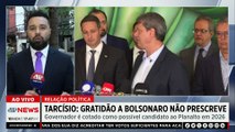 ALIADOS! Tarcísio diz que “gratidão a Bolsonaro não prescreve nunca”