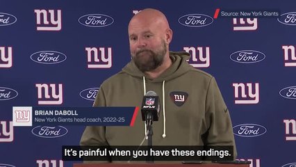 'These are really tough losses' - Former coach Daboll on Giants' fourth straight defeat