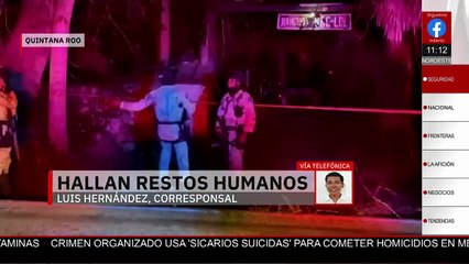 Hallan restos de 16 personas en fosa clandestina en Quintana Roo