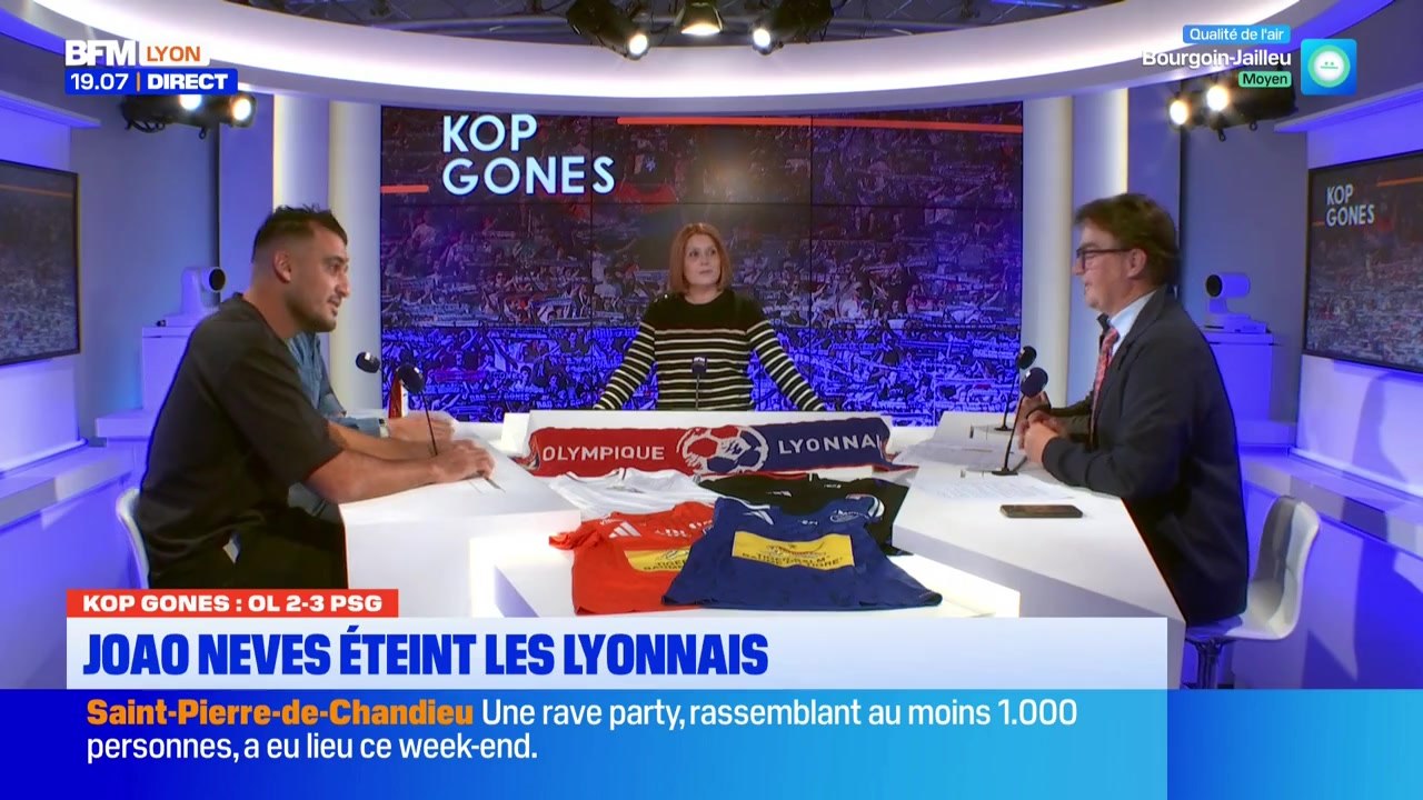 Kop Gones du lundi 10 novembre - Joao Neves éteint les Lyonnais