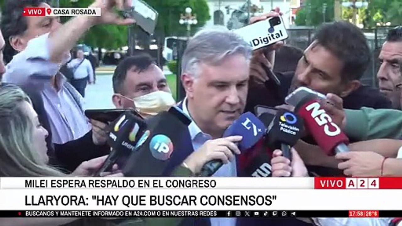 Llaryora se reunió con el ministro Santilli