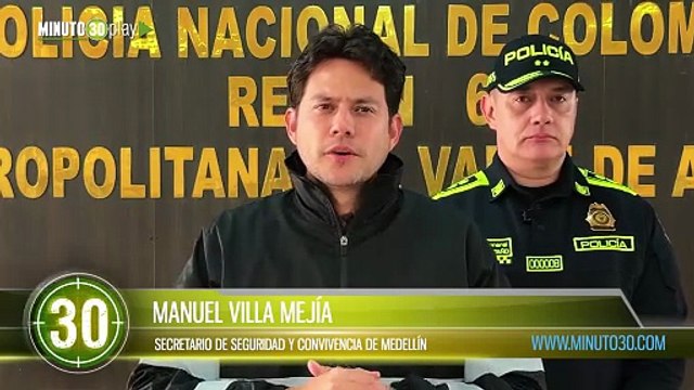Operativo contra el crimen deja ocho capturados e incautan arsenal en Medellín