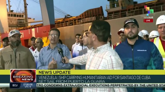 Venezuela | Ship carrying humanitarian aid set sail to Santiago de Cuba