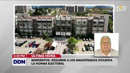 Requerir a magistrados del TJE "violenta la norma electoral", señala analista Juan Carlos Barrientos