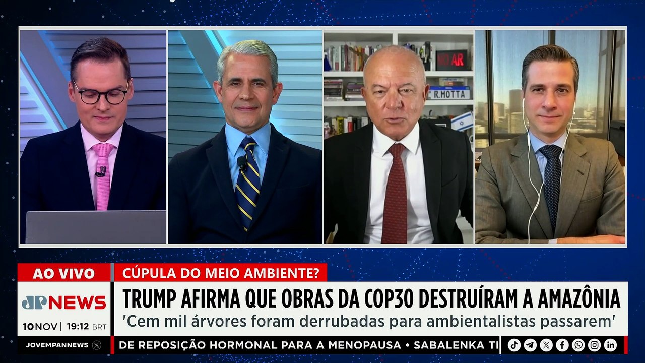Donald Trump critica COP30 e afirma que obras do evento destruíram a Amazônia