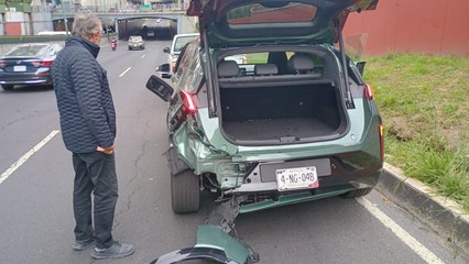 Accidente de motocicleta en periferico deja un muerto y dos heridos en la alcaldía Magdalena Contreras