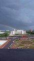 Região central de Brasília observa fenômeno óptico do arco-íris
