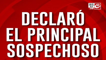 Declaró el principal sospechoso: admitió haber mantenido un encuentro con Camila