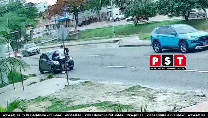 Se salvó tras ser atropellado, por llevar su casco