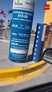 Letrero No nos hacemos responsables no tiene validez legal en estacionamientos públicos