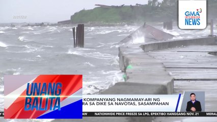 DPWH Sec. Dizon – Kompanyang nagmamay-ari ng barko na nakasira sa dike sa Navotas, sasampahan ng reklamo | Unang Balita