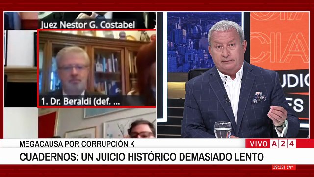 Feinmann cuestionó a los jueces a cargo del juicio de los Cuadernos de las coimas