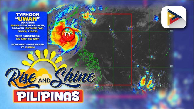 Bagyong #UwanPH, napanatili ang lakas habang kumikilos sa labas ng PAR