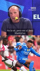 Manu Carreño: "Si el Madrid tuviese que elegir entre Vini o Xabi Alonso, prefieren al jugador"